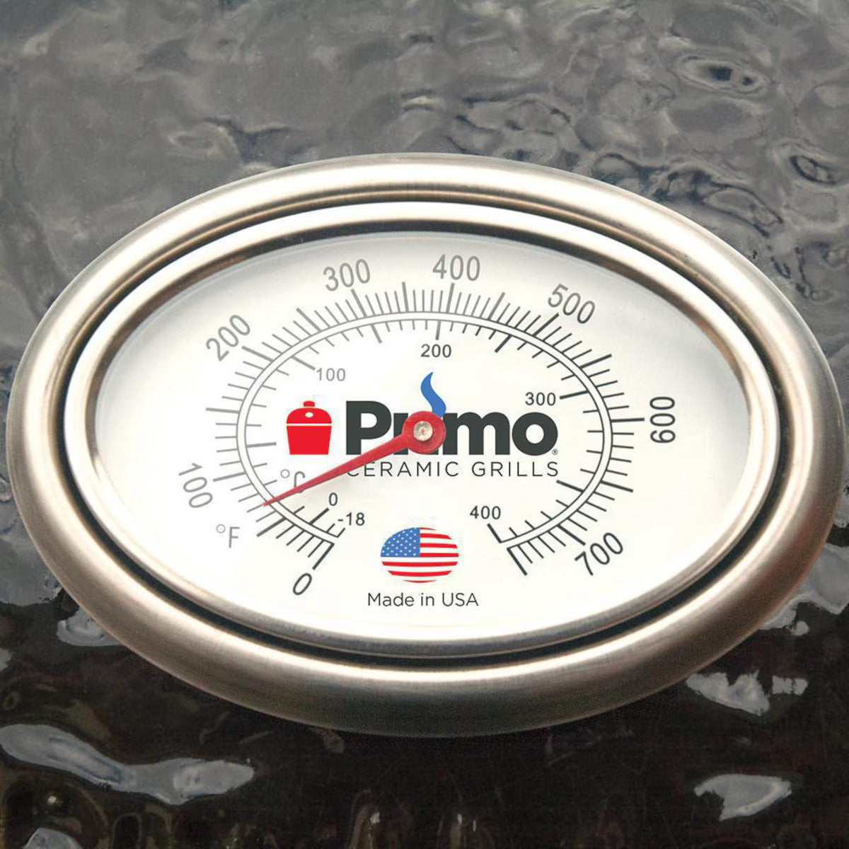 Primo Ceramic Grills Large Oval Ceramic Charcoal All-In-One Kamado Grill Head on Wheeled Cradle