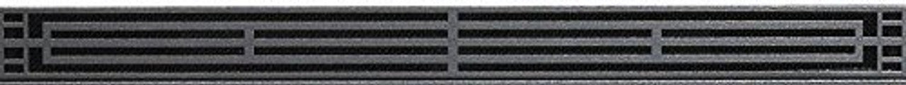 White Mountain Hearth 42" Louvers, Black, Mission
