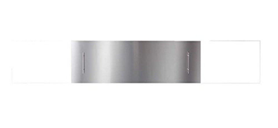 Amantii Stainless Steel Fireplace Outdoor Cover Panoram BI Slim