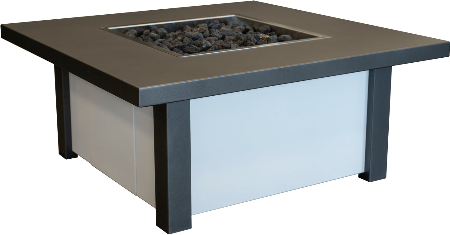 FamNoble Traditional Square Fire Table