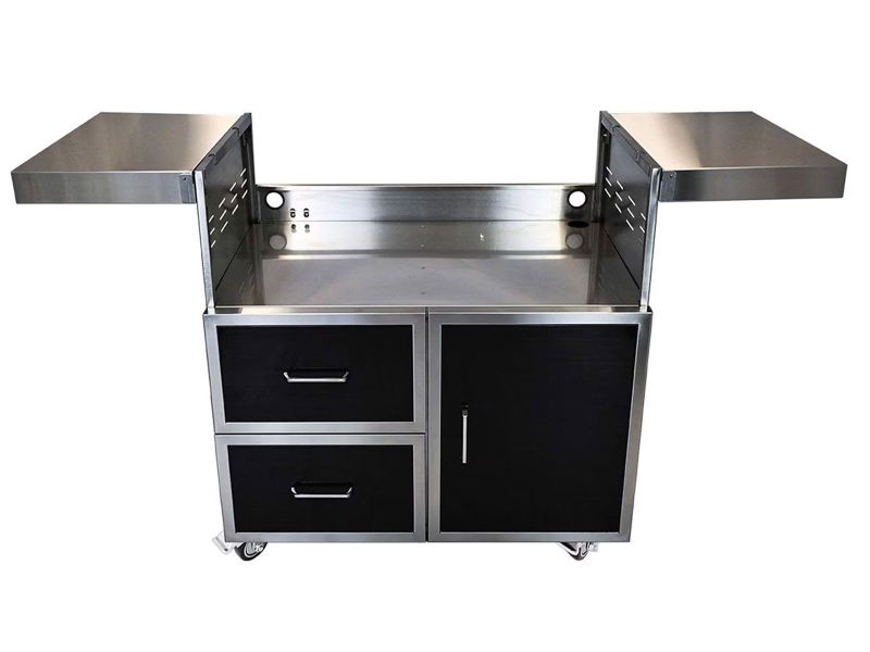 Wildfire 30" Griddle Cart Black Stainless Steel