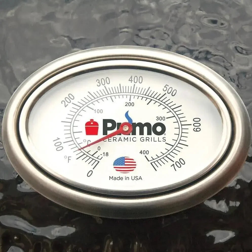 Primo Ceramic Grills Junior Oval Ceramic Charcoal All-In-One Kamado Grill Head on Wheeled Cradle