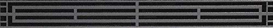 White Mountain Hearth 36" Louvers, Hammered Pewter, Mission