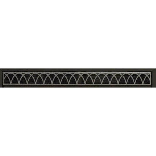 White Mountain Hearth 36" Louvers, Hammered Pewter, Arch  Fam Noble