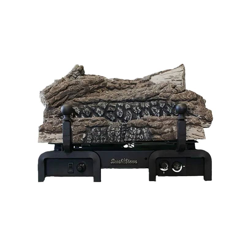 Buck Stove Millivolt Valve Ceramic Logs  Buck Stove