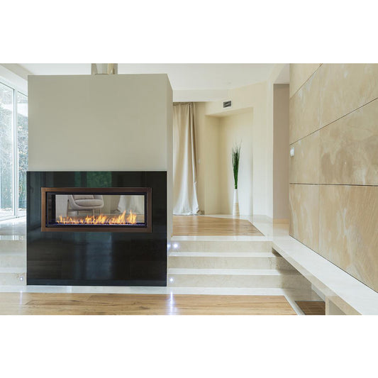 Monessen 48" Artisan Vent Free See Thru Linear Gas Fireplace W Intellifire Touch 2.0 Ignition System