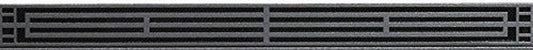 White Mountain Hearth 42" Louvers, Black, Mission