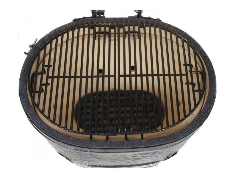 Primo Ceramic Grills Oval XL 4000 Series Charcoal Grill/Smoker  Primo Ceramic Grills