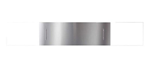 Amantii Stainless Steel Fireplace Outdoor Cover Panoram BI Slim
