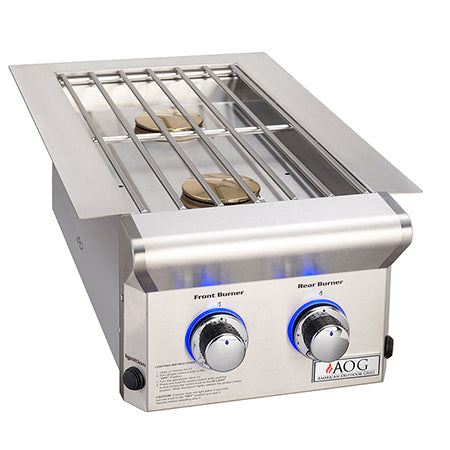 American Outdoor Grill Double Side Burner (Electric-Push Button)