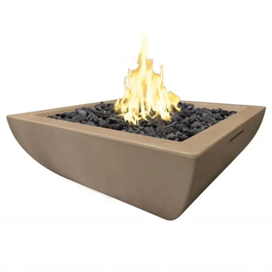 American Fyre Designs Bordeaux Petite Square Fire Bowl