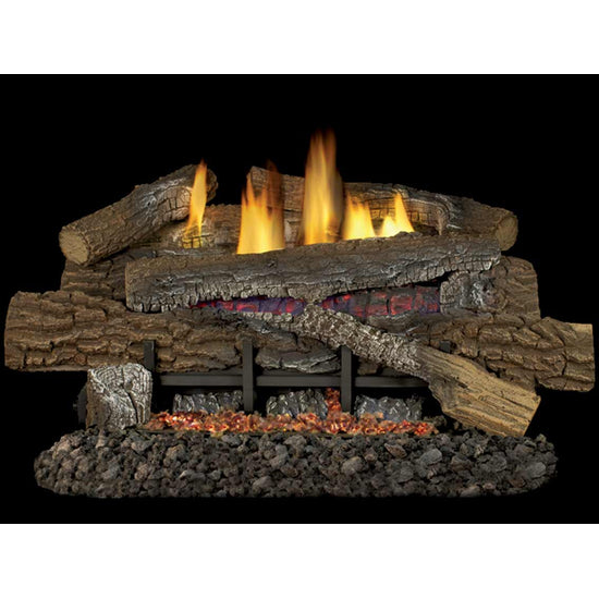 Superior Radiant Vent Free Fireplace System + Boulder Mountain Logs  Superior Fireplaces