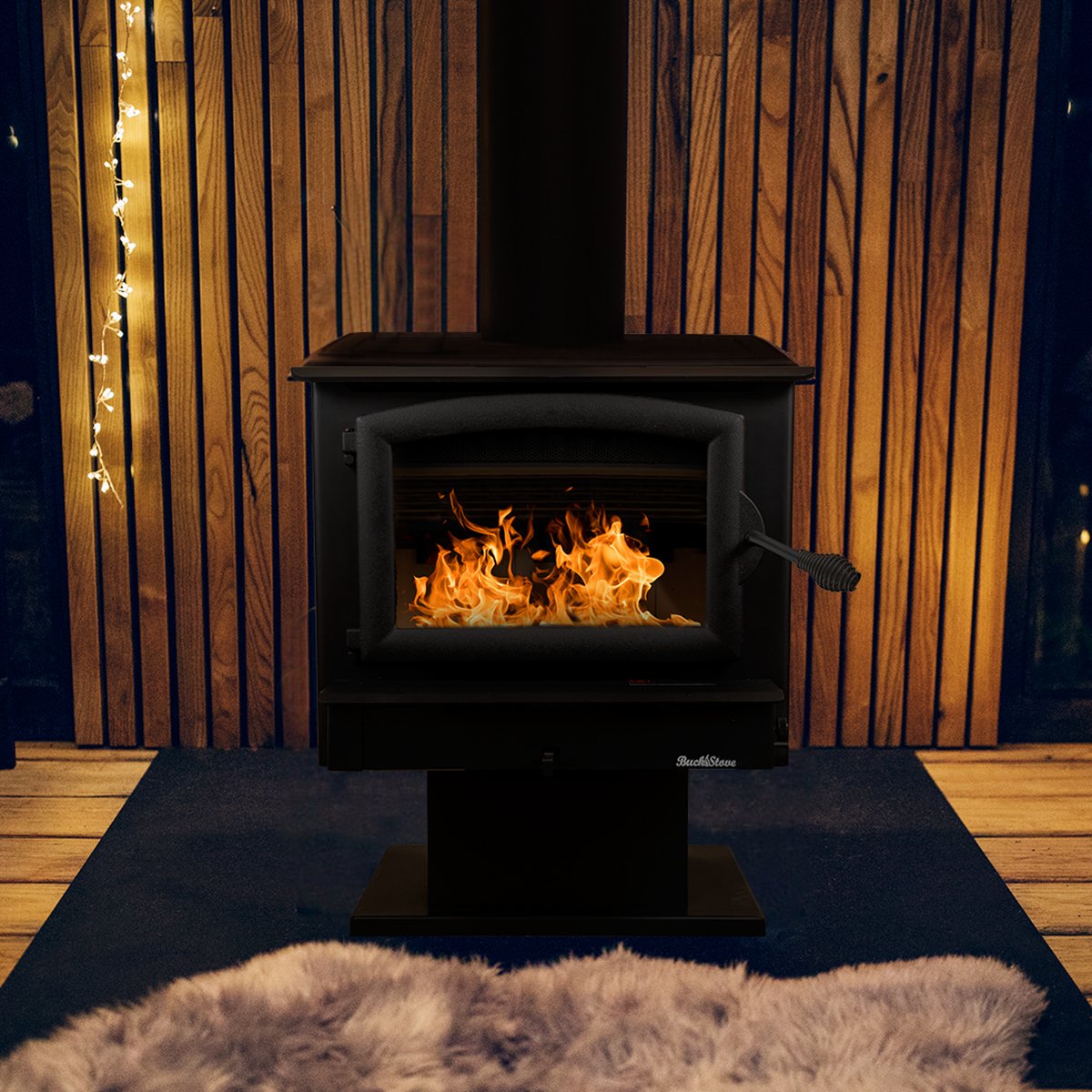 Buck Stove Model 74 - Non-Catalytic & Blower Assembly Standard  Buck Stove