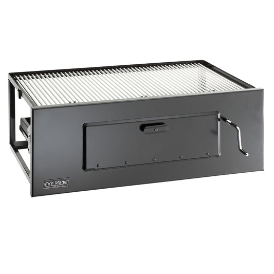 Fire Magic Charcoal Grills Lift-A-Fire Built-In Grill