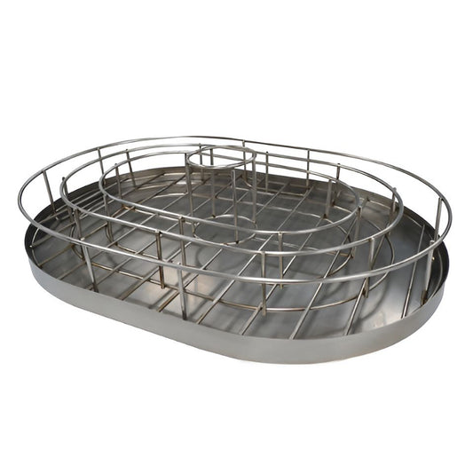 Primo Ceramic Grills Rib and Chicken Holder includes Drip Tray