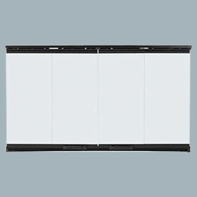 Majestic Original Bi-Fold Glass Doors with Black Trim DM6036  Fam Noble