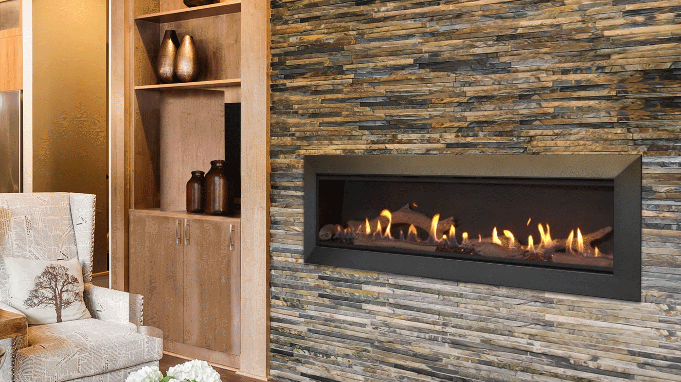 Majestic Echelon II Direct Vent Fireplace with IntelliFire Touch Ignition System  Majestic