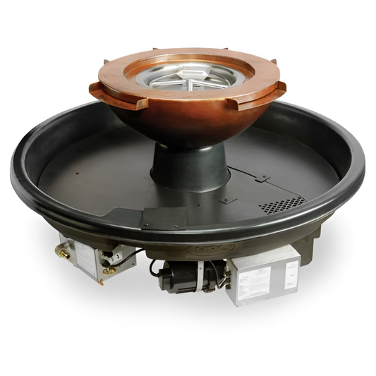 HPC Fire Evolution 360 Hammered Copper Fire and Water Bowl