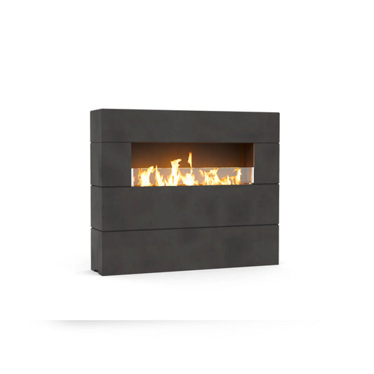 American Fyre Designs Milan Tall Linear Fireplace