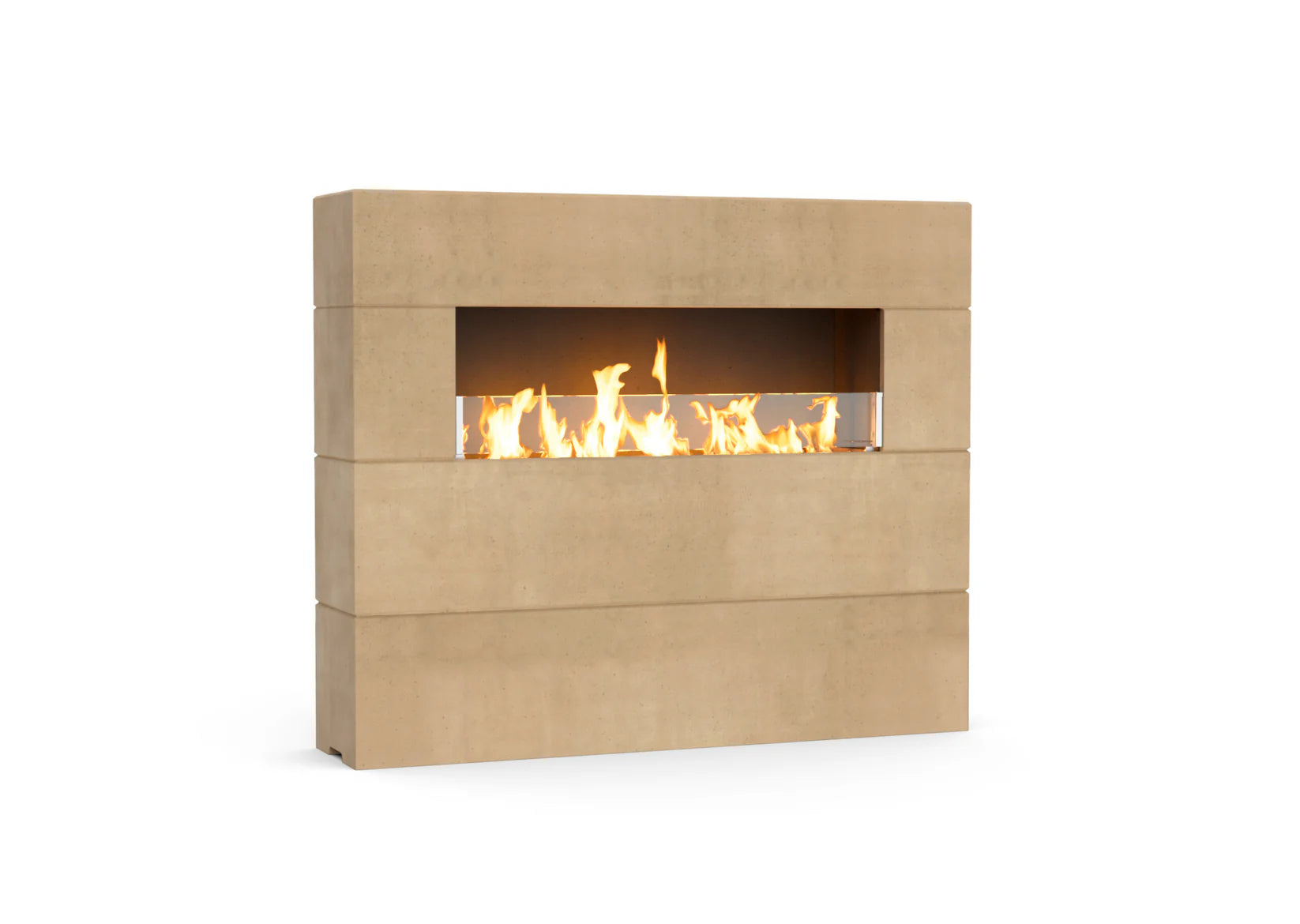 American Fyre Designs Milan Tall Linear Fireplace  American Fyre Designs