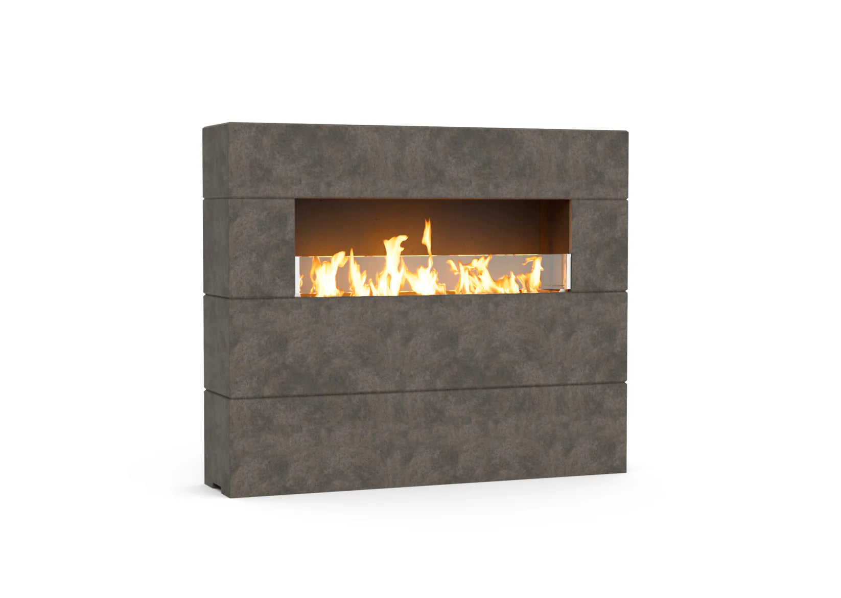 American Fyre Designs Milan Tall Linear Fireplace  American Fyre Designs