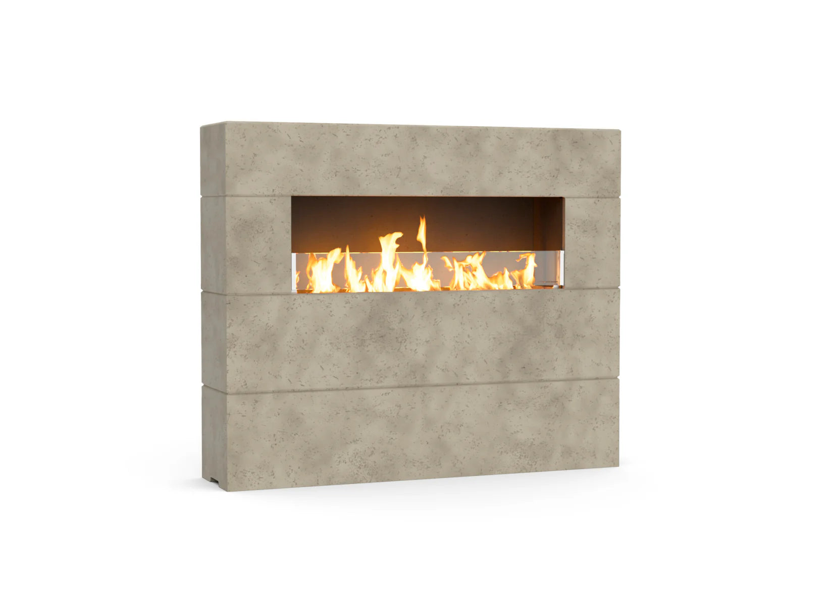 American Fyre Designs Milan Tall Linear Fireplace  American Fyre Designs