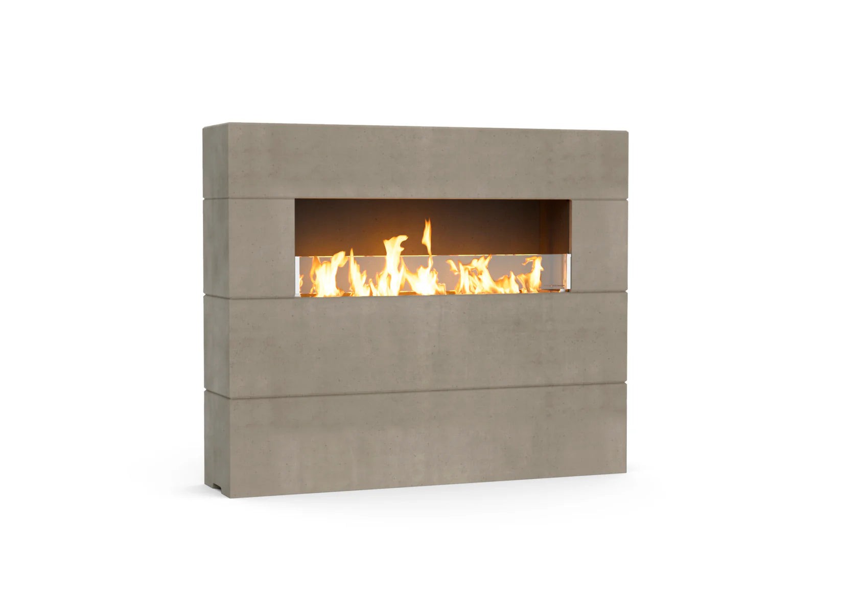 American Fyre Designs Milan Tall Linear Fireplace  American Fyre Designs