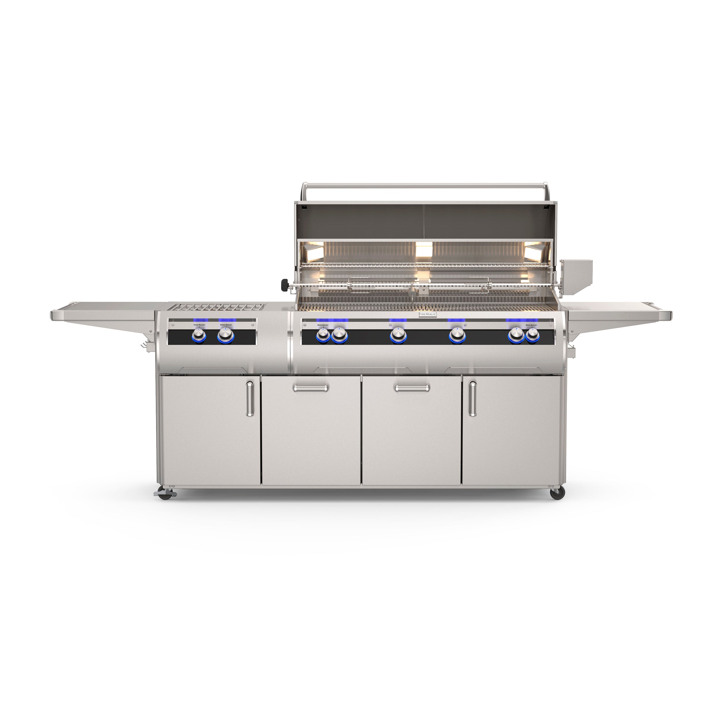 Fire Magic Echelon E1060s, 48” Portable Analog Grill with Analog Thermometer  Fire Magic