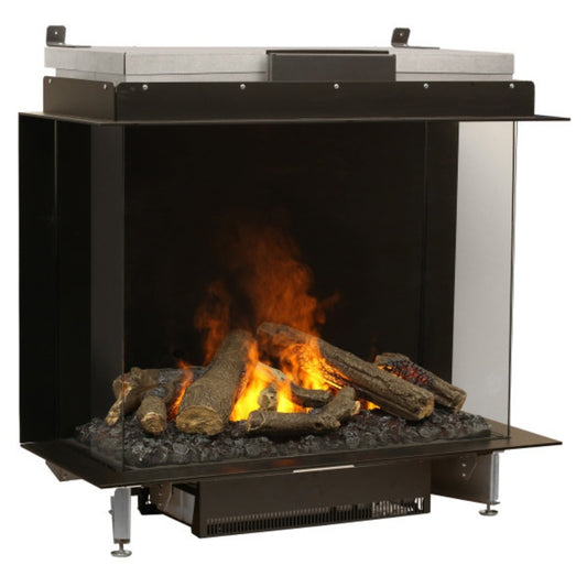 Faber E-MATRIX 3226B Faber Firebox, Electric Vapour, 3 Sided Bay Style