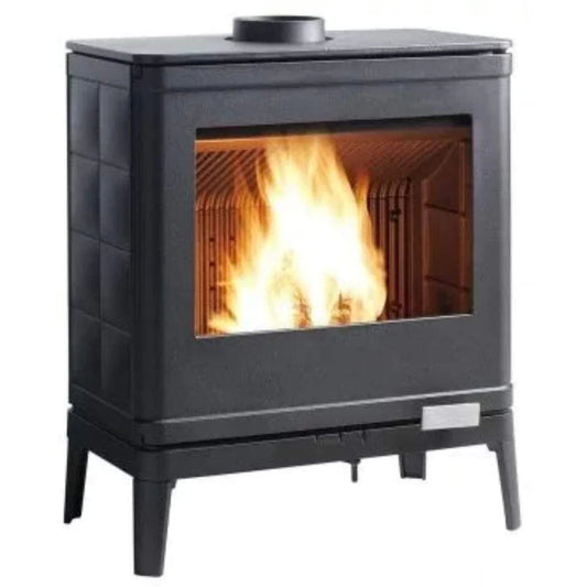Invicta Kiara Grey (Anthracite) Top Flue
