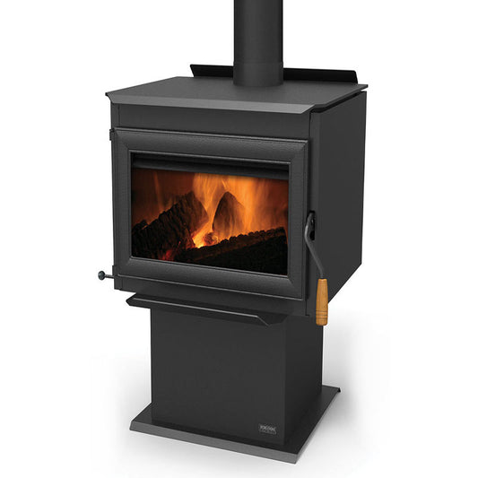 IronStrike Tahoma 2100GL Free Standing Wood Stove W/Cast Door
