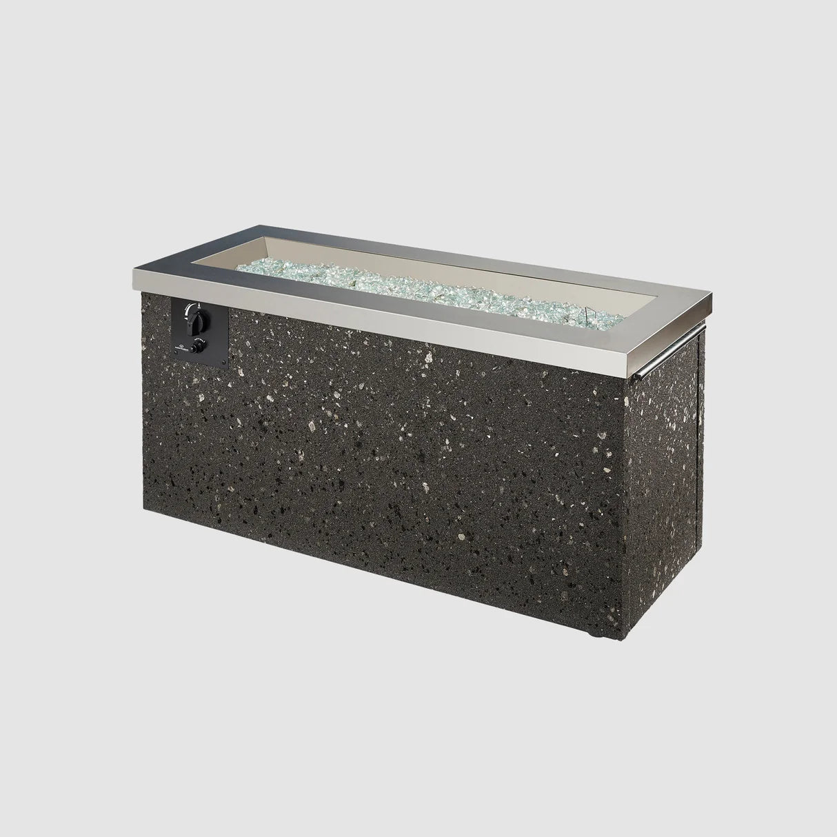 Outdoor Greatroom Stainless Steel Key Largo Fire Table  Outdoor GreatRoom