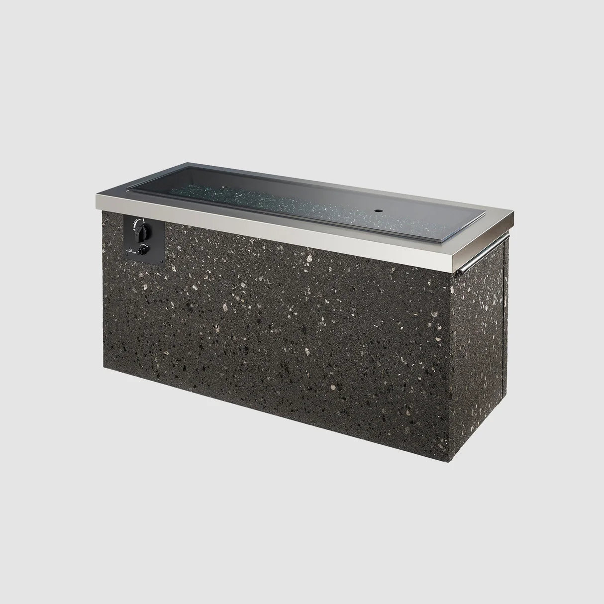Outdoor Greatroom Stainless Steel Key Largo Fire Table  Outdoor GreatRoom