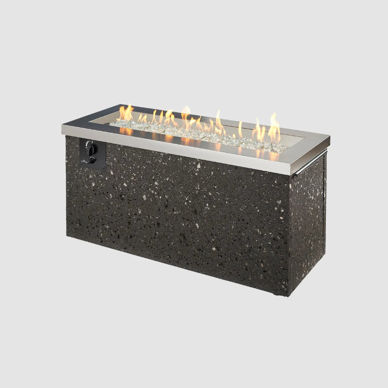 Outdoor Greatroom Stainless Steel Key Largo Fire Table