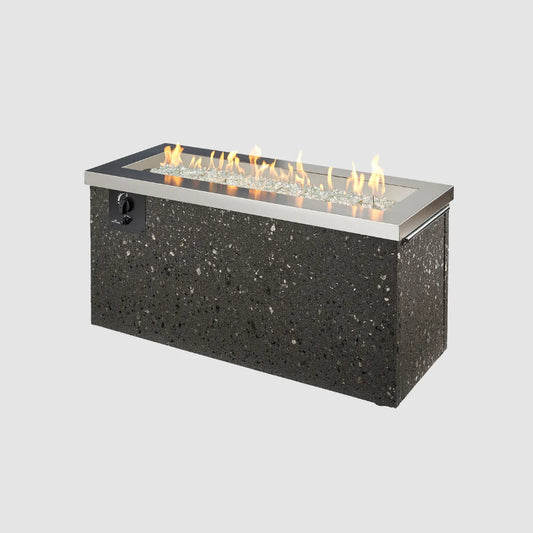 Outdoor Greatroom Stainless Steel Key Largo Fire Table