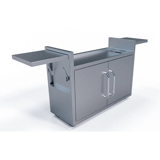 Le Griddle Stainless Steel Cart for the Big Texan