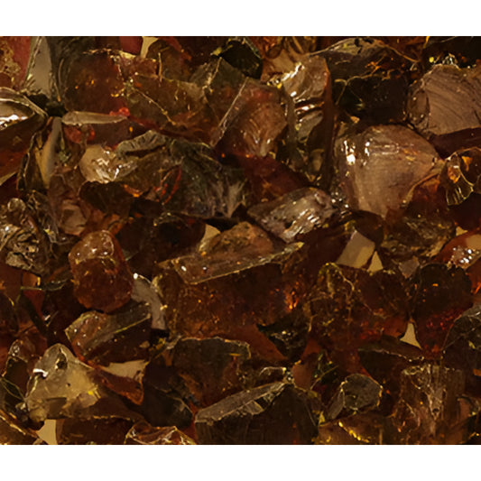 Majestic Crushed Glass Media - Amber