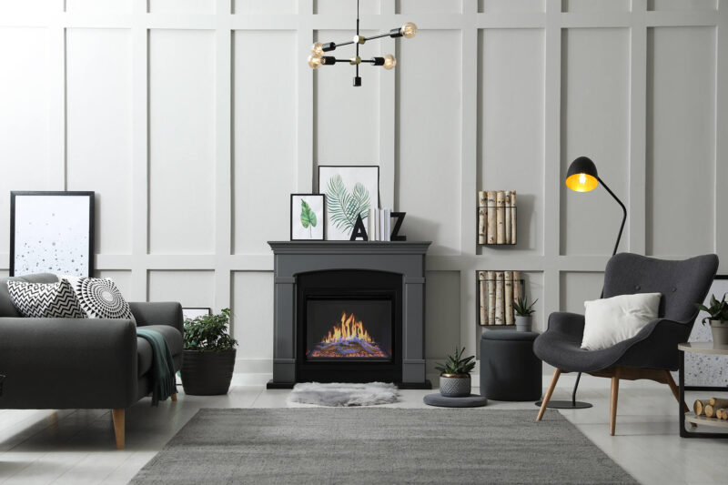 Modern Flames Orion Traditional Virtual Electric Fireplace  Modern Flames