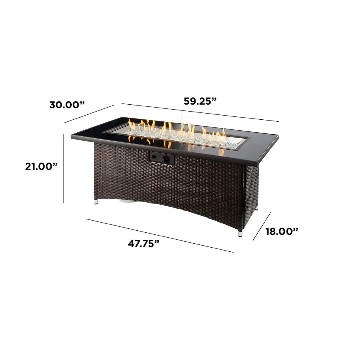 Outdoor GreatRoom Balsam Montego Fire Table  Outdoor GreatRoom