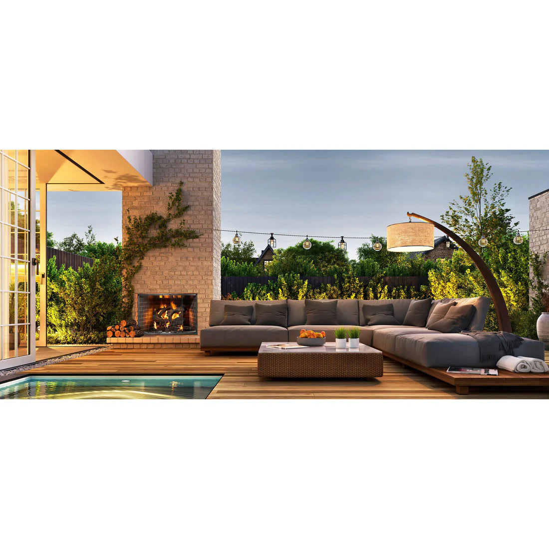 Majestic CottageWood Outdoor Wood Fireplace  Majestic
