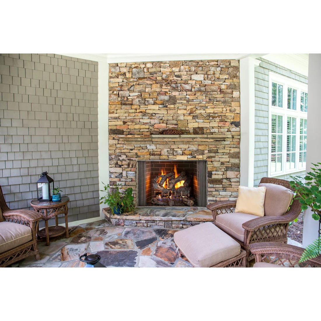 Majestic CottageWood Outdoor Wood Fireplace  Majestic