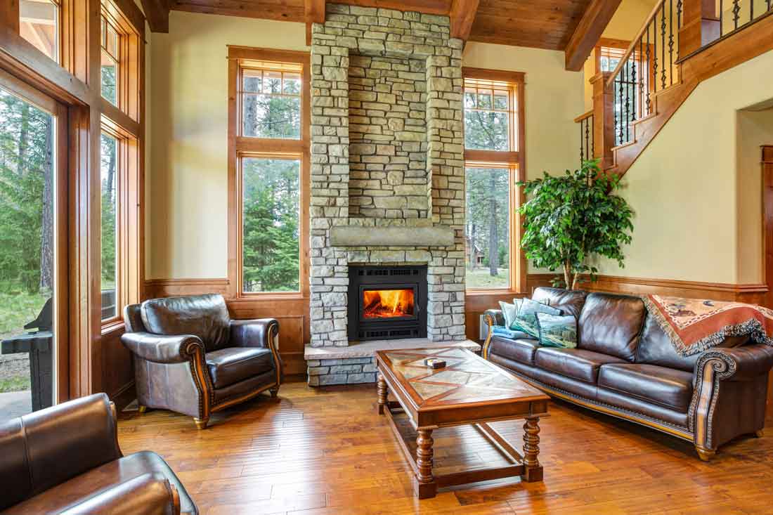 Majestic Pioneer III Wood Fireplace  Majestic