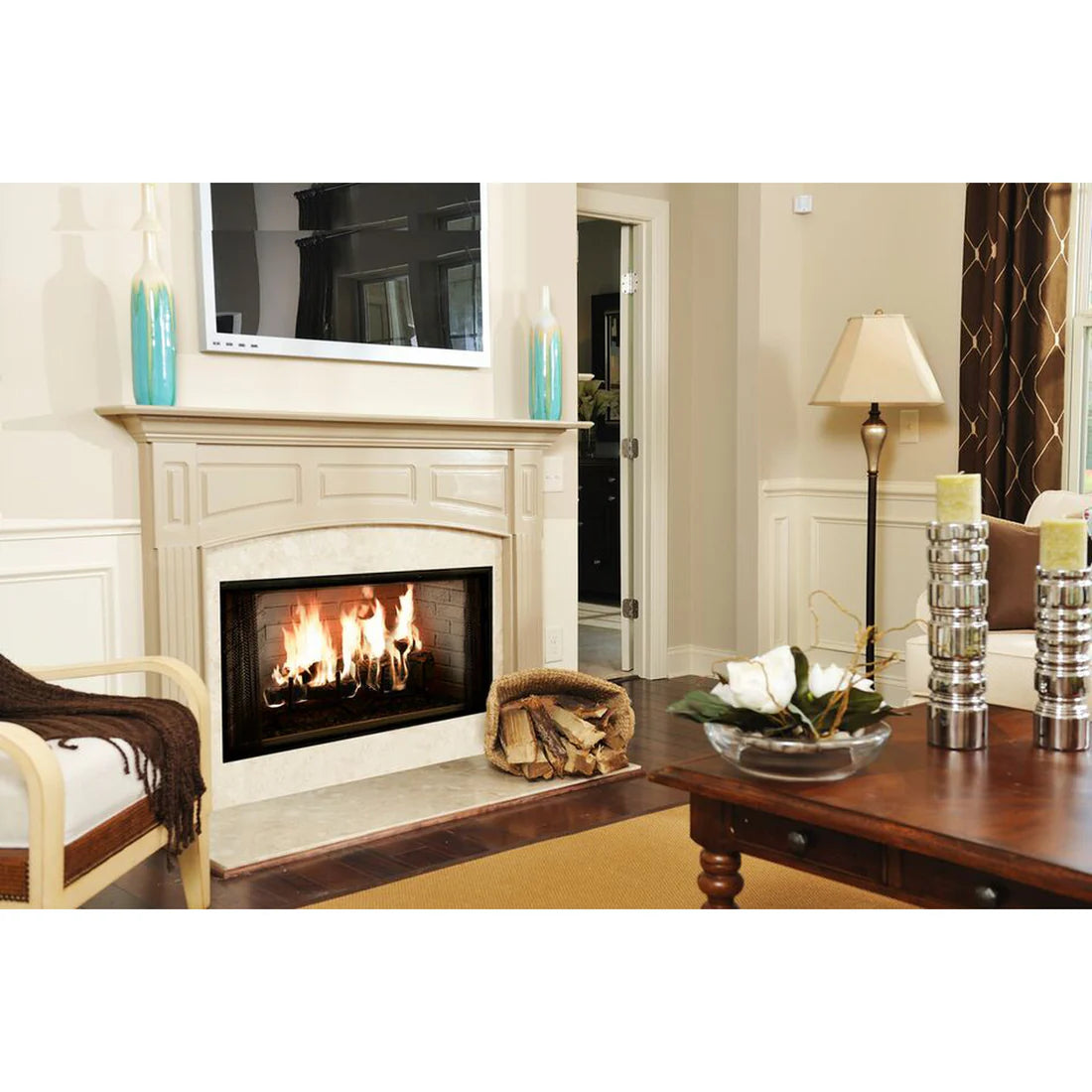 Majestic Royalton Radiant Wood Burning Fireplace  Majestic
