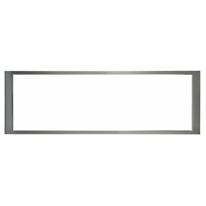 White Mountain Hearth McKinley 60" Beveled Frame, 1.5-in., Brushed Nickel  Fam Noble