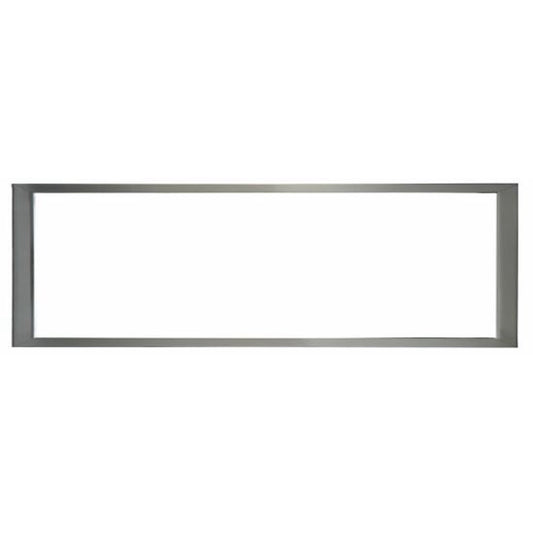White Mountain Hearth McKinley 60" Beveled Frame, 1.5-in., Brushed Nickel  Fam Noble