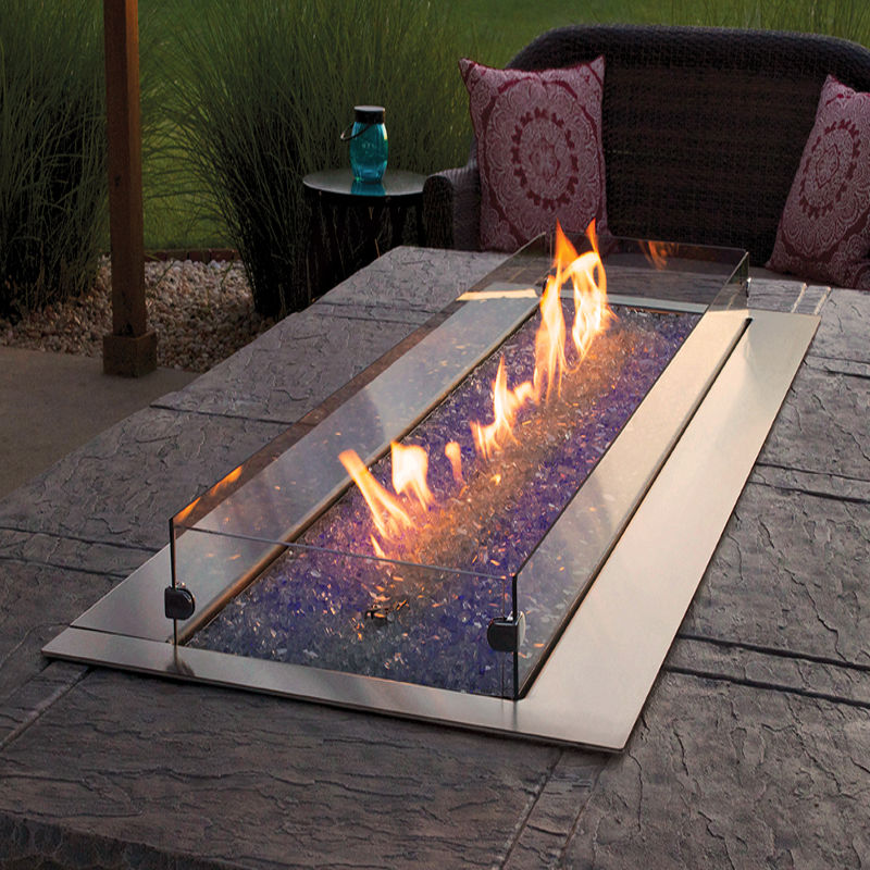 White Mountain Hearth Linear Carol Rose Outdoor Fire Pit