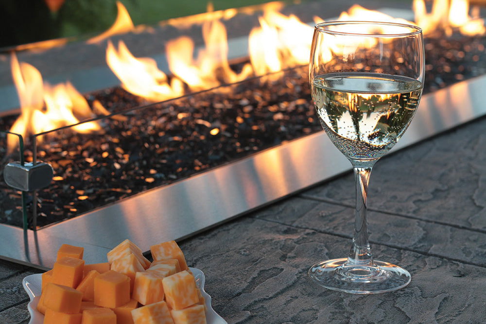 White Mountain Hearth Linear Carol Rose Outdoor Fire Pit  White Mountain Hearth