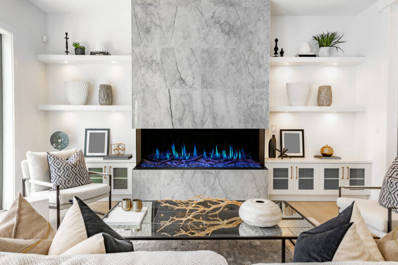 Modern Flames Orion Multi HelioVision Linear Electric Fireplace  Modern Flames