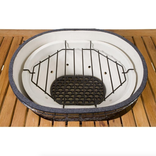 Primo Ceramic Grills Heat Deflector Rack/ Drip Pan Rack for XL  Fam Noble