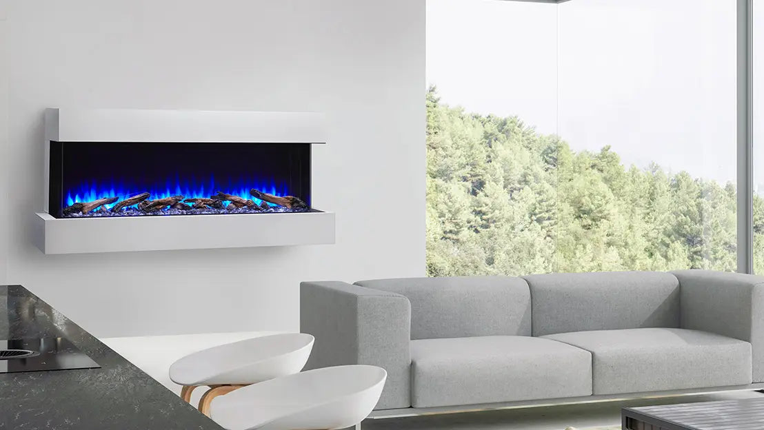 SimpliFire Scion Trinity 3 Sided Linear Electric Fireplace  SimpliFire